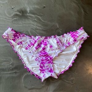 Victoria Secrets Tie-Dye Ruffle Bottoms